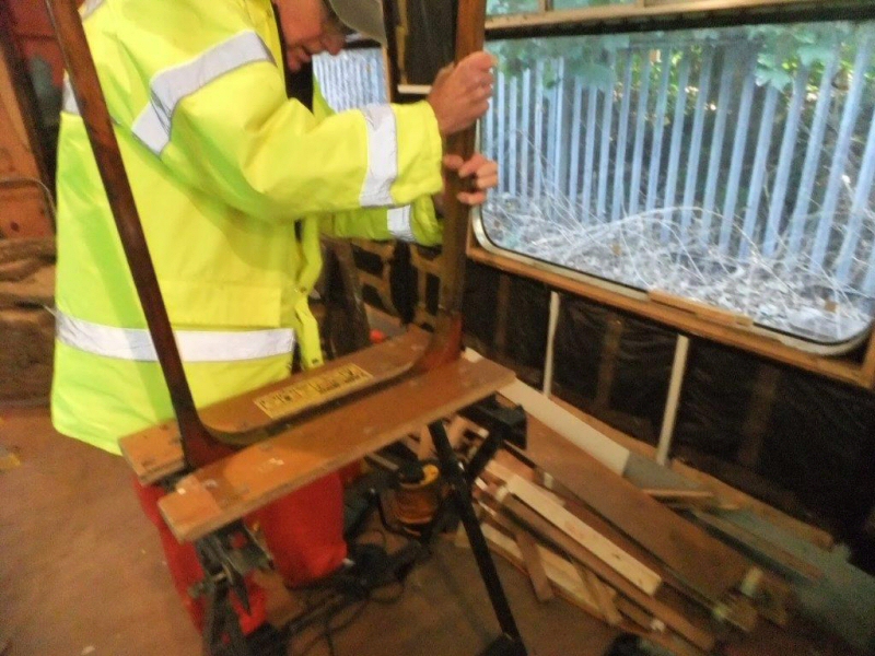 Assembly of class 127 window frames